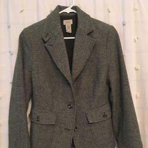 LL Bean Wool Blazer XS